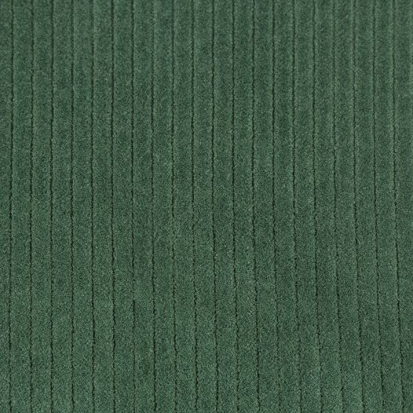 Чехол на подушку фактурный из хлопкового бархата зеленого цвета  из коллекции essential, 45х45 см