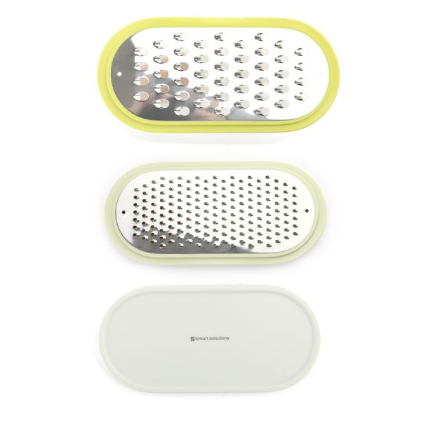 Терка с контейнером и крышкой smart helper, 20х10х9,5 см Smart Solutions