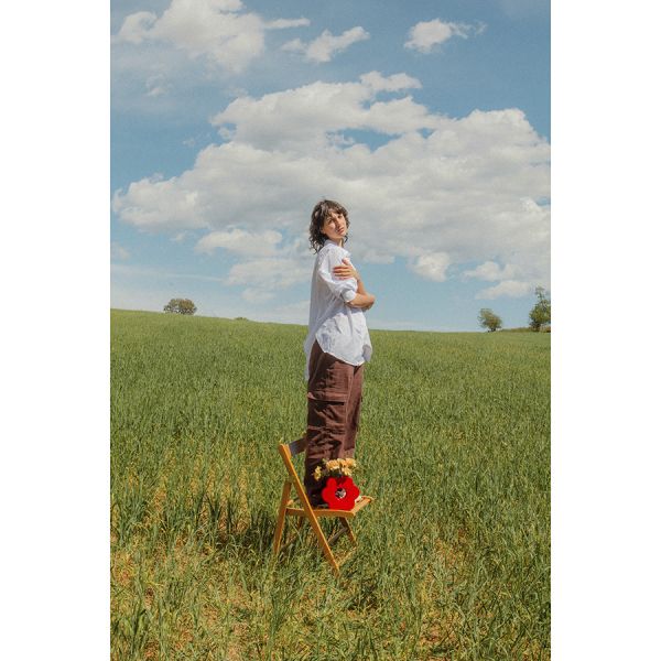 Ваза для цветов daisy, 20 см, красная Doiy