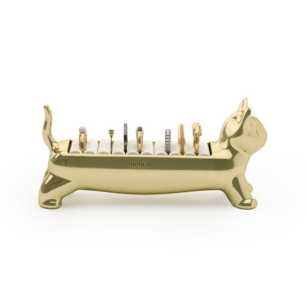 Держатель для колец ali cat, латунь Umbra