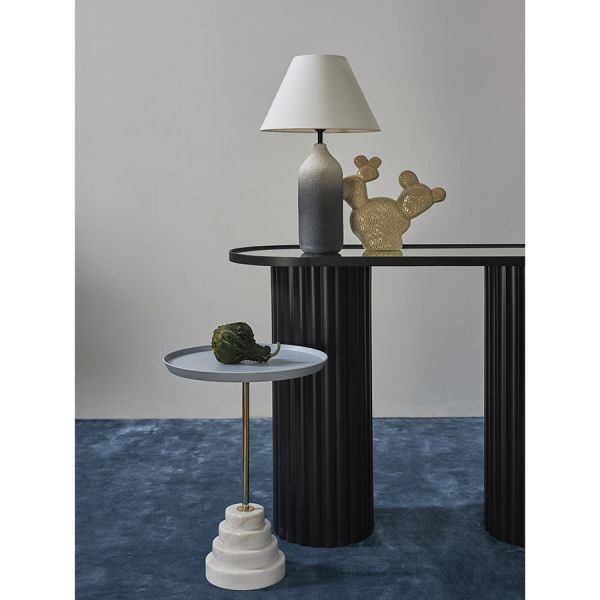 Столик кофейный sustainable collection, D37,7 см, серый/белый Bergenson Bjorn