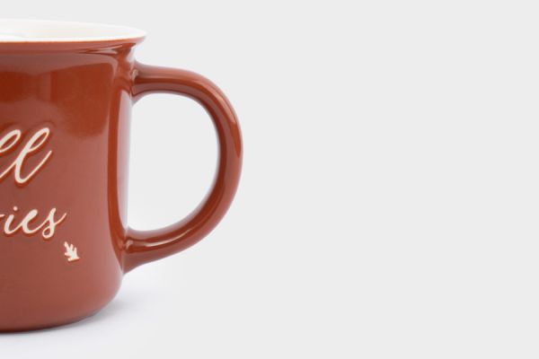 Кружка 370 мл, фарфор, оранжевая, Fall stories, Autumn ANNA LAFARG
