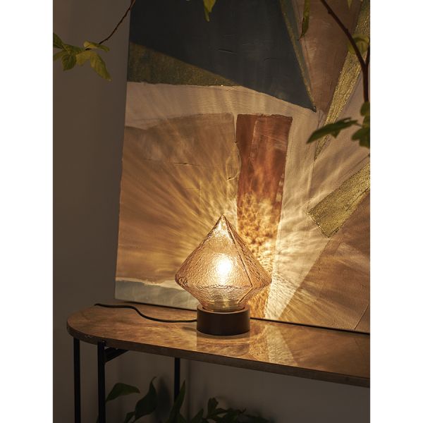 Светильник настольный frozen light, D20 см, янтарный Bergenson Bjorn