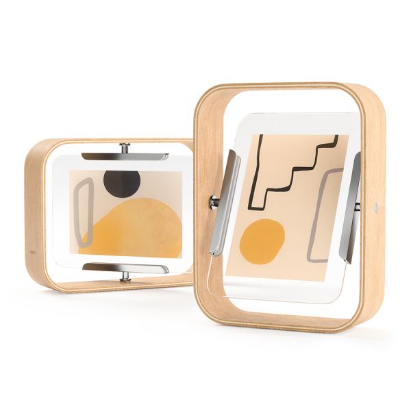 Фоторамка двусторонняя bellwood,16х22 см, натуральное дерево Umbra