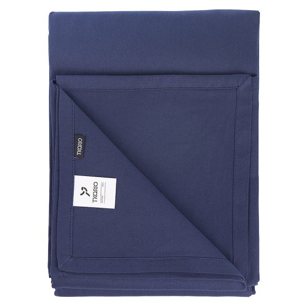 Скатерть из хлопка темно-синего цвета из коллекции essential, 170х170 см
