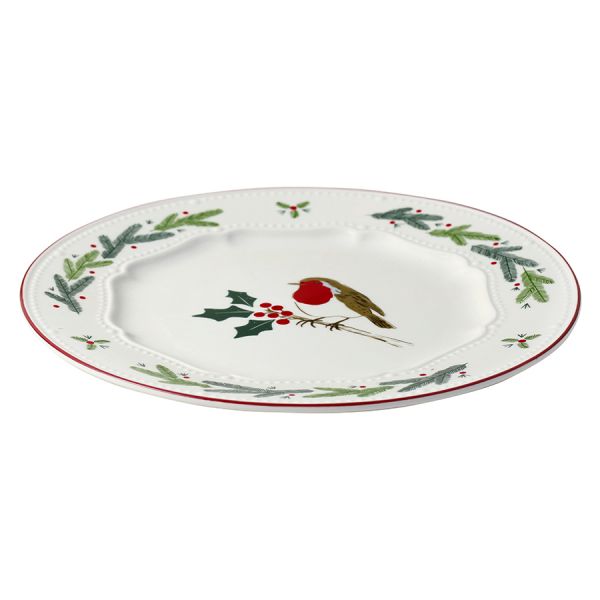 Набор из четырех тарелок nordic winter из коллекции new year essential, D23 см Tkano