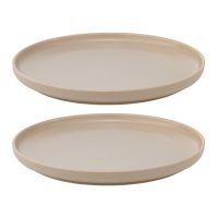 Набор из двух тарелок бежевого цвета из коллекции essential, 20 см Tkano