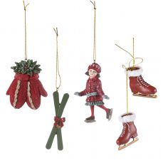 Набор ёлочных украшений heritage holidays из коллекции new year essential Tkano
