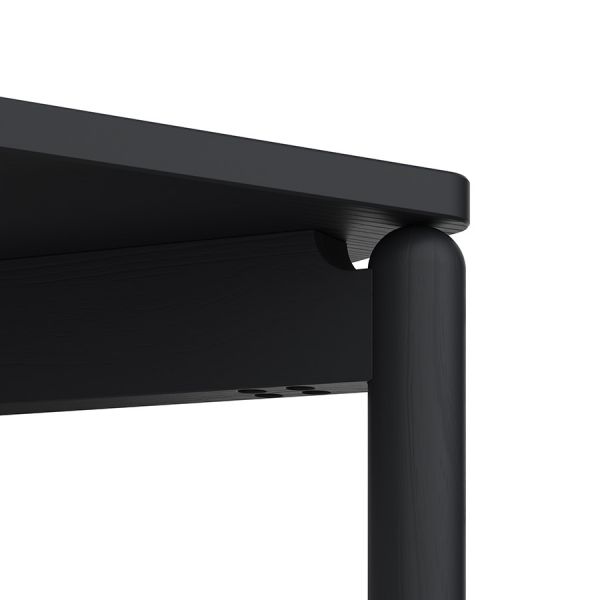 Стол обеденный saga, 85х200 см, темно-серый Latitude