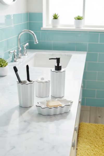 Банка для хранения camellia, белая Bergenson Bjorn Bath
