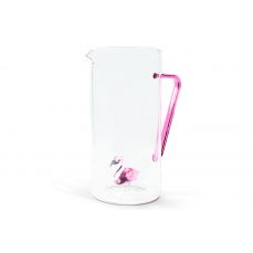 Кувшин 1,2 л, стекло, с розовой ручкой, Фламинго, Monterey WD Lifestyle