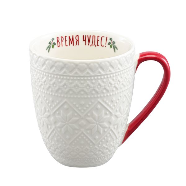 Набор из двух кружек winter embroidery из коллекции new year essential, 410 мл Tkano