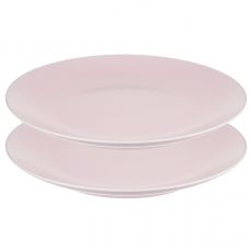 Набор обеденных тарелок simplicity 26 см, розовые, 2 шт Liberty Jones