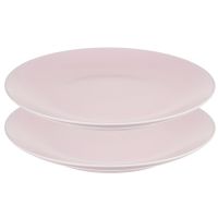 Набор обеденных тарелок simplicity 26 см, розовые, 2 шт Liberty Jones