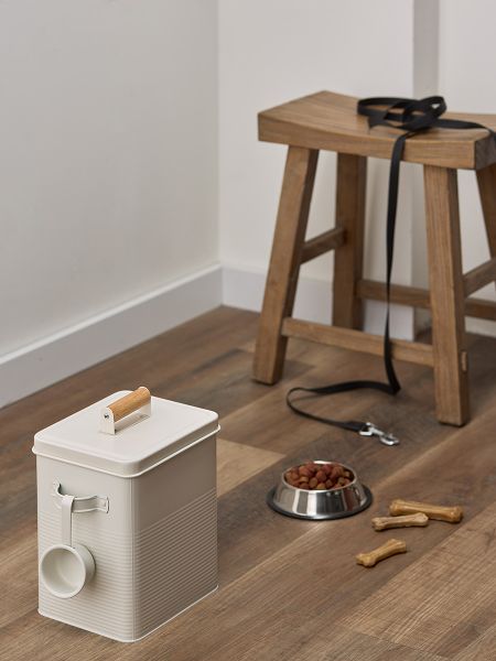 Банка для хранения универсальная irmel 6.2 л, с ложкой, молочная Smart Solutions