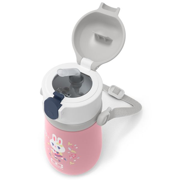 Термос детский mb stram 360 мл pink bunny