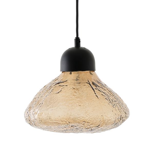 Светильник подвесной frozen light, D25 см, янтарный Bergenson Bjorn