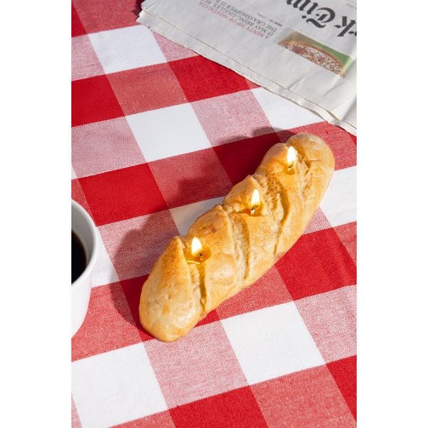Свеча 3-d good morning, baguette, 20.8 см Doiy
