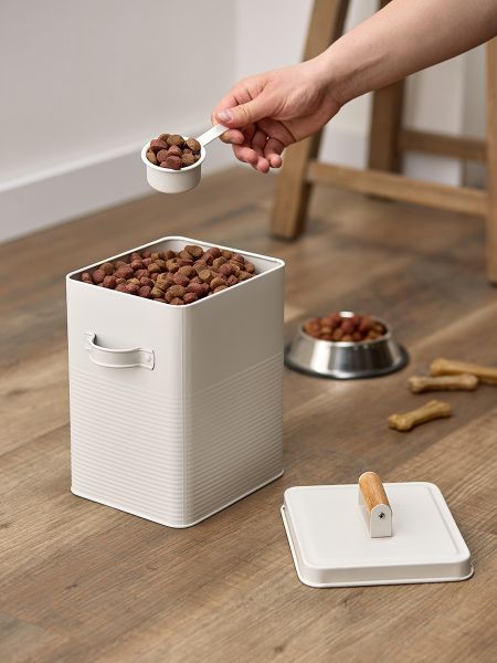 Банка для хранения универсальная irmel 6.2 л, с ложкой, молочная Smart Solutions