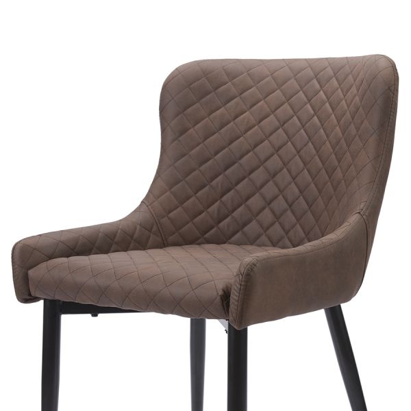 Стул calvin, экокожа, темно-коричневый Bergenson Bjorn