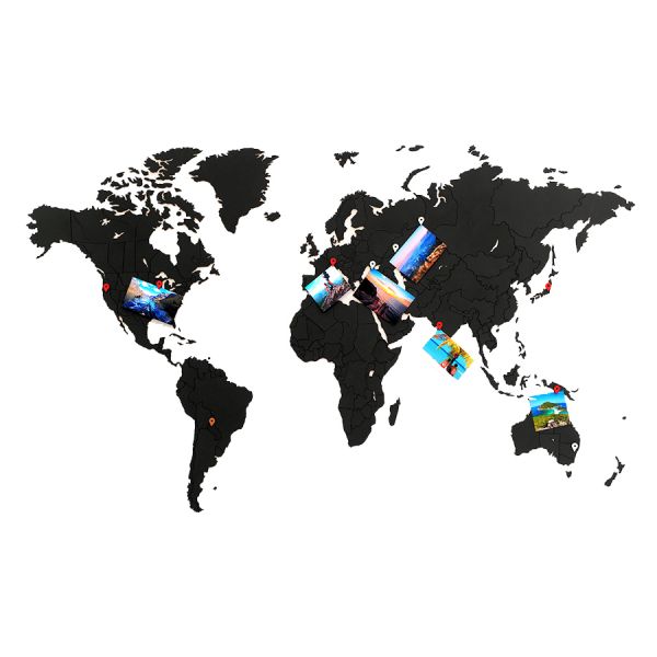 Пазл «Карта мира» 100x60 см цвет черный 1601-12 new