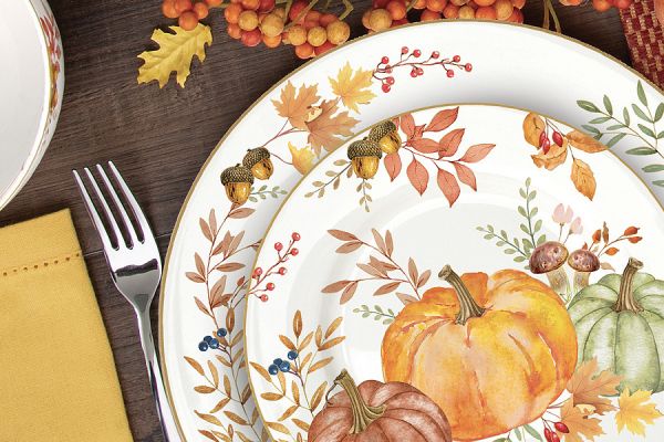 Тарелка закусочная Тыква, 19 см Easy Life