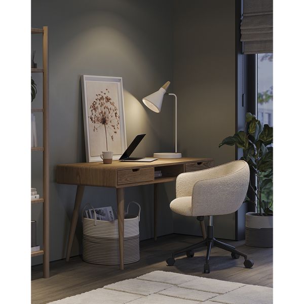 Лампа настольная thor, D25х57 см, бежевая Bergenson Bjorn