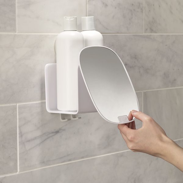 Органайзер для душа с зеркалом easystore белый