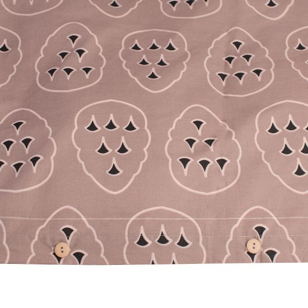 Комплект постельного белья из перкаля с принтом 'Симметрия леса' из коллекции russian north, 200х220 см Tkano