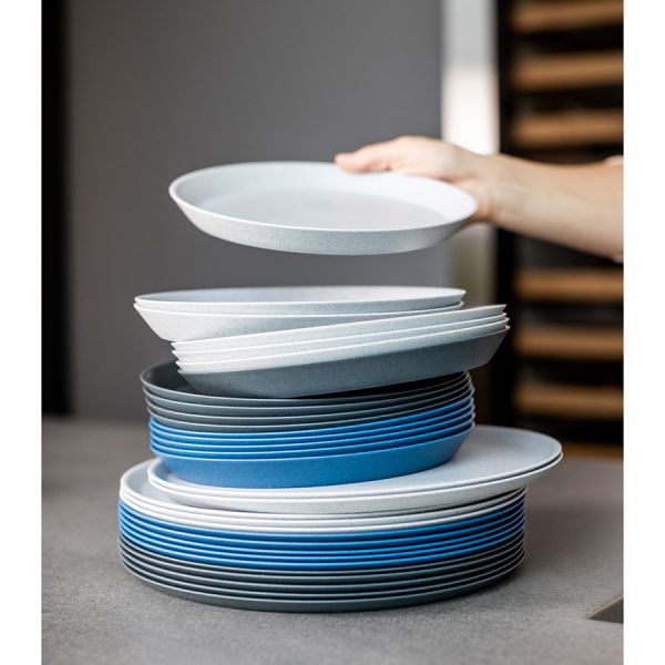 Тарелка connect organic 20,5 см синяя