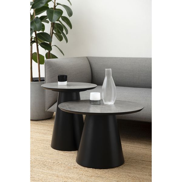 Столик zoe, D45х50 см, черный Bergenson Bjorn