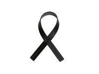 Петля для салфетки набор 4 шт, 1х30 см, цвет черный, CROCO LIND DNA 98491