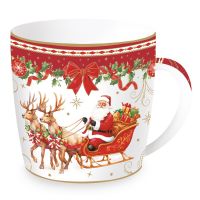 Кружка christmas heritage, santa, 350 мл Easy Life Tkano