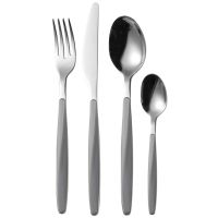 Набор из 24 столовых приборов cutlery my fusion, серые Guzzini