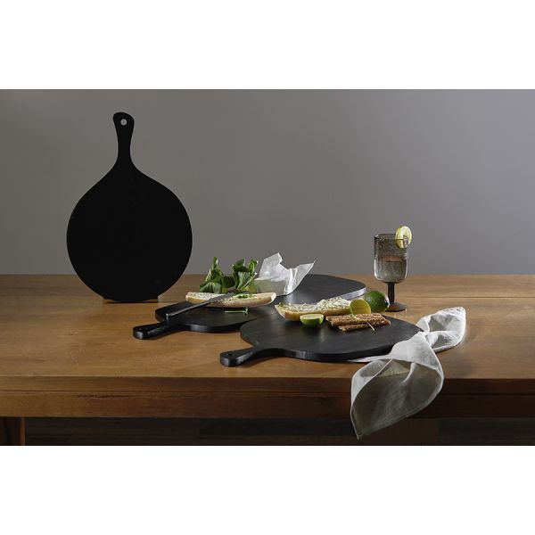 Доска сервировочная rubris 30х45 см, черная Liberty Jones