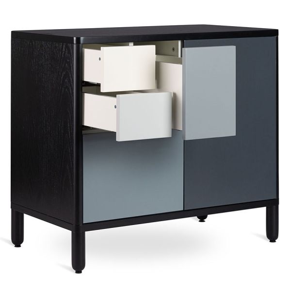 Комод saga tol 82х45х75 см черный