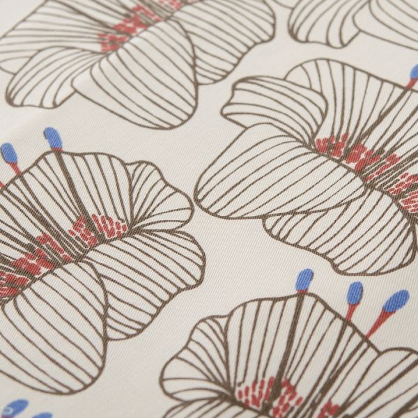 Скатерть из хлопка молочного цвета с принтом Цветы из коллекции prairie