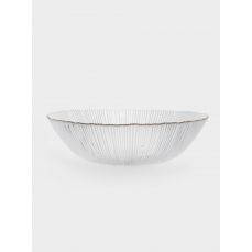 Блюдо 17х4 см, стекло, с золотистым кантом, Wengen ANNA LAFARG