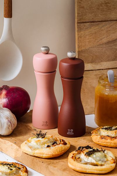 Набор мельниц для соли и перца 15см, цвет: терракот+бежевый, дерево, Tahiti set     (1) (6)     2/42981