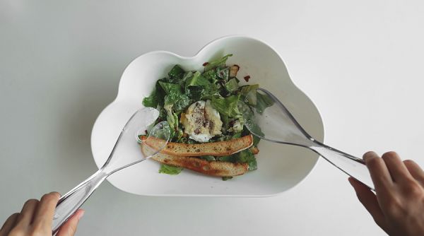 Миска для салата Cloud пластиковая Qualy