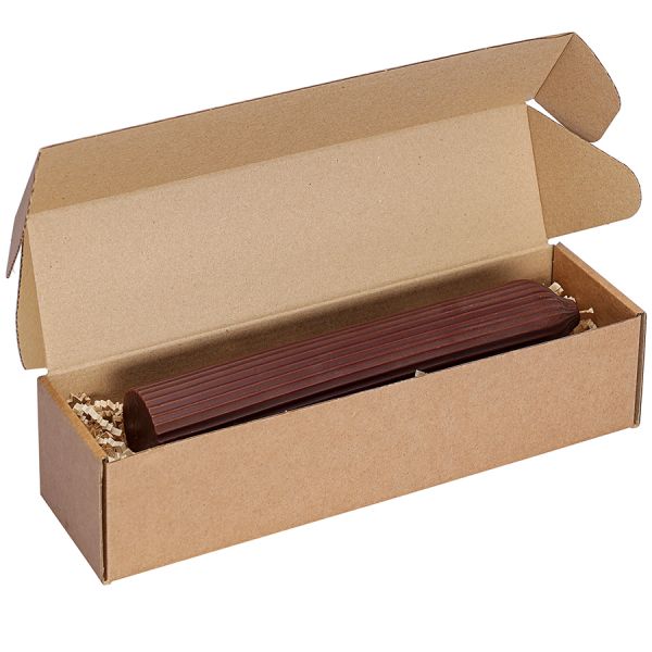 Свеча декоративная коричневого цвета из коллекции edge, 25,5 см Tkano