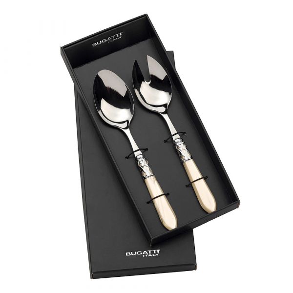 Набор из 2 сервировочных приборов Aladdin, цвет слоновая кость, 24 см     (1)     ALCAM-N4214/15