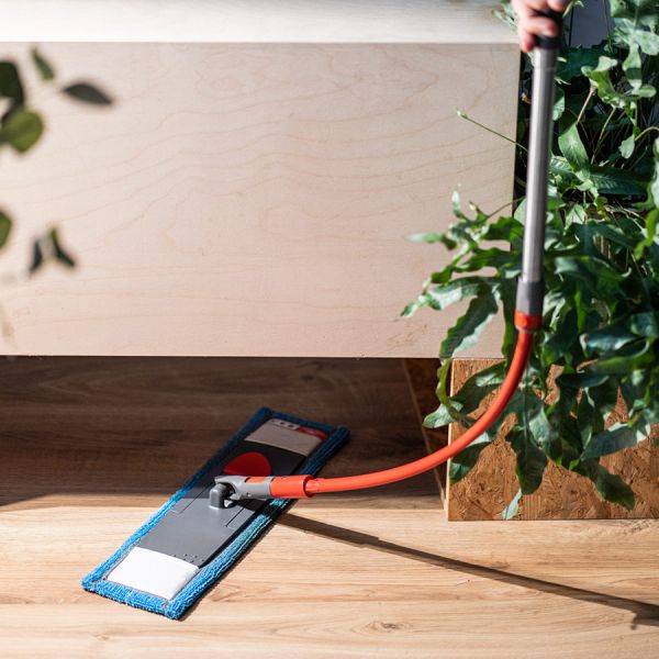 Ручка для швабры телескопическая 160 см с гибкой штангой 40 см Nordic Stream