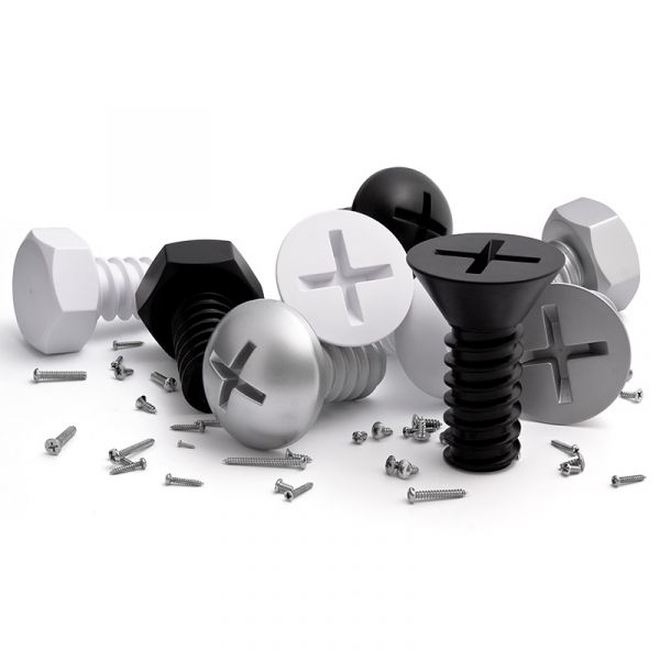 Набор вешалок Screw 3 шт цвет белый