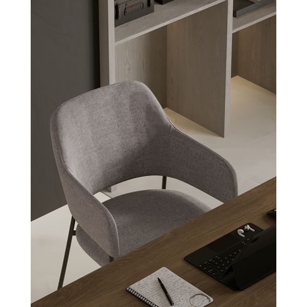 Кресло berg wendy 54х53х82,5 см темно-серое