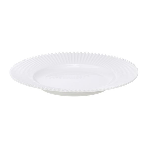 Набор из двух тарелок белого цвета из коллекции edge, 21 см Tkano