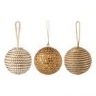 Набор ёлочных украшений disco balls из коллекции new year essential, 3 шт Tkano