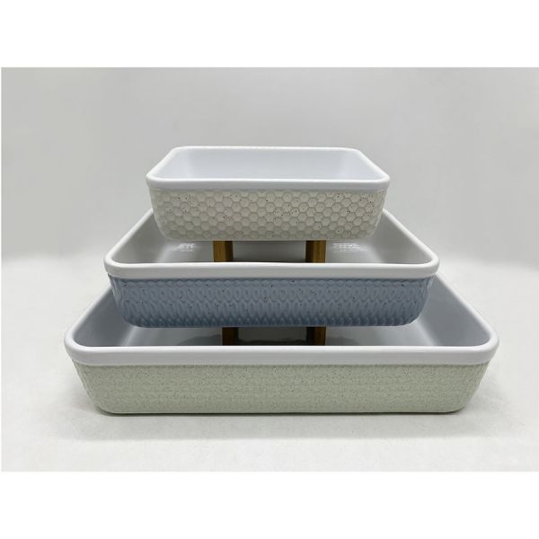 Блюдо для запекания marshmallow 21,6х16,5 см кремовое Liberty Jones