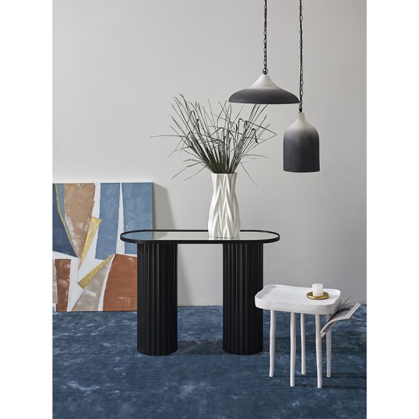 Светильник подвесной sustainable, D44х19 см, черный/белый Bergenson Bjorn