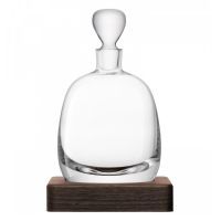 Декантер 1 л с деревянной подставкой islay whisky LSA International